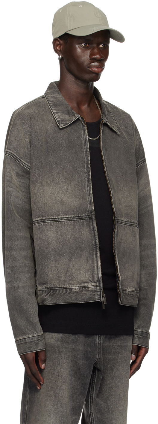 Jakke Fear of God Essentials Denim Trucker Jacket Grå | 202BT244270F, 1