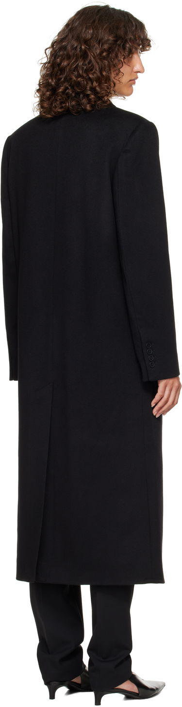Frakker Loulou de Saison Loulou de Saison Rosco Double Breasted Long Coat Sort | ROSCO, 2