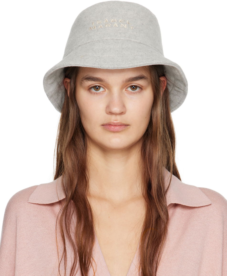 Hat ISABEL MARANT Giorgia Bucket Hat Grå | 24PCU048XFA-B1C03A, 0