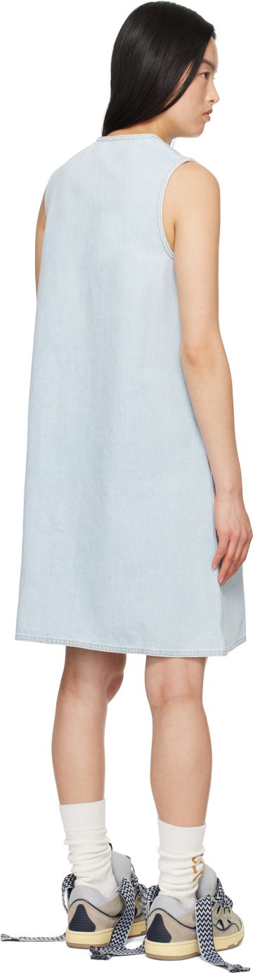 Kjole ERL ERL Levi's Edition Denim Mini Dress Blå | ERL08O301, 2