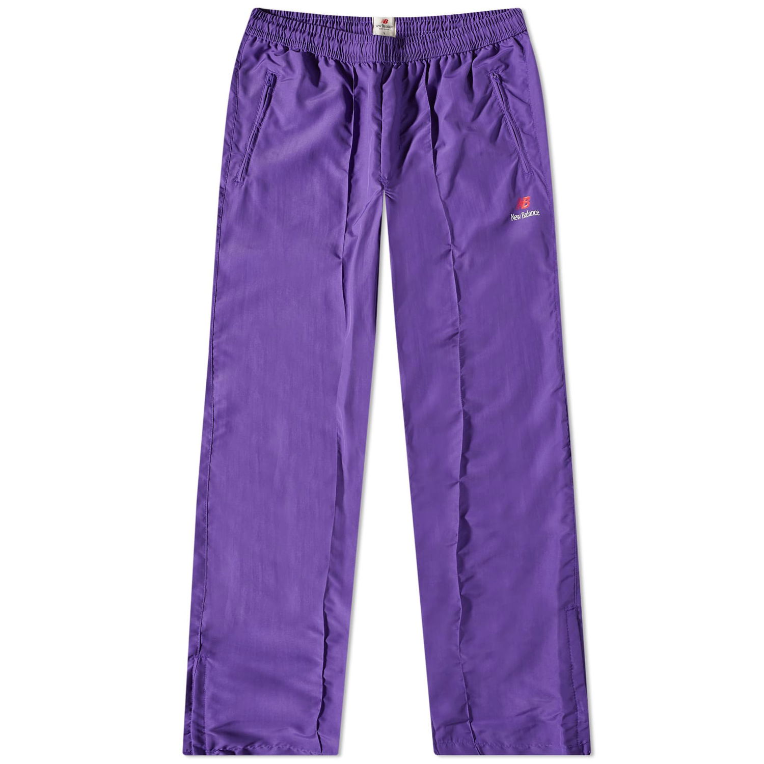 Bukser New Balance Made in USA Woven Pant Lilla | MP31541-PRP, 0