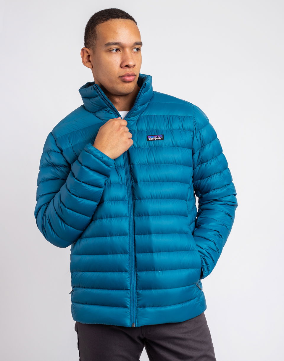 Puffer jakke Patagonia Down Sweater Blå | 84675, 0