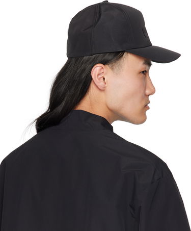 Kasket HELIOT EMIL Heliot Emil Logo Appliqué Baseball Cap Sort | SS25.M.16.050.BLK01.CO, 3