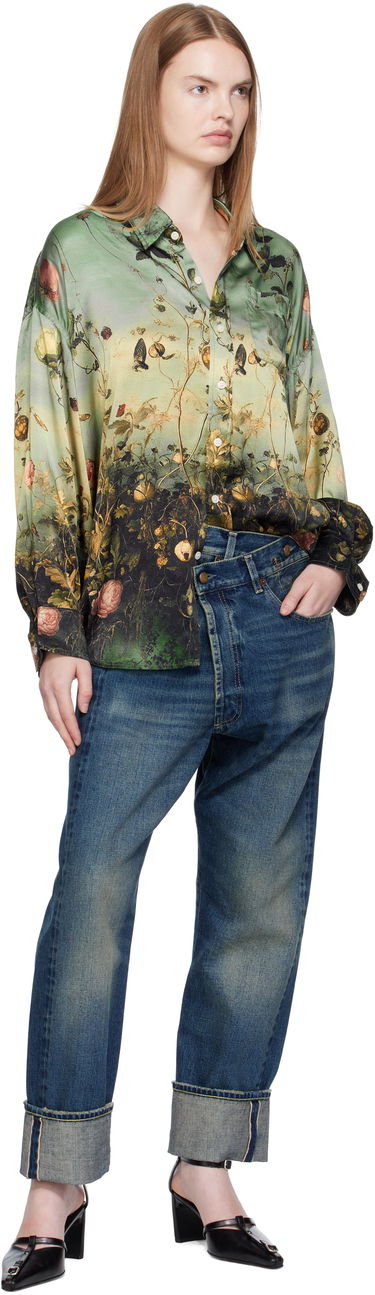 Jeans R13 R13 Cuffed Crossover Jeans Blå | R13WD193-D341A, 3