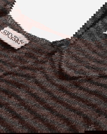 Sweater OUR LEGACY Rigid Popover Sweater Stripe Flerfarvet | M4253RD 001, 3