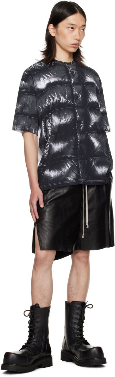 T-shirt Moncler Moncler Genius x A$AP Rocky Glossy Padded Short Sleeve T-Shirt Sort | K24048C0000189AYW, 4