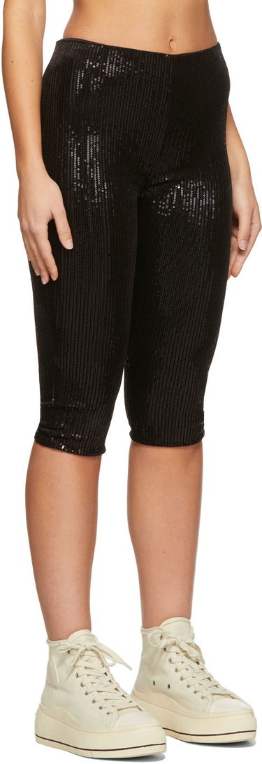 Leggings We11done We11done Sequin Cycling Shorts Sort | WD-PT1-22-295-W-BK, 1
