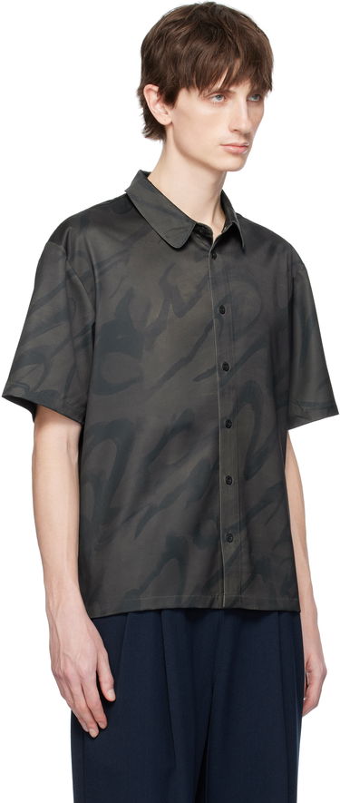 Skjorte Dime Dime Chilling Satin Shirt Grøn | DIMESP259BLK, 1
