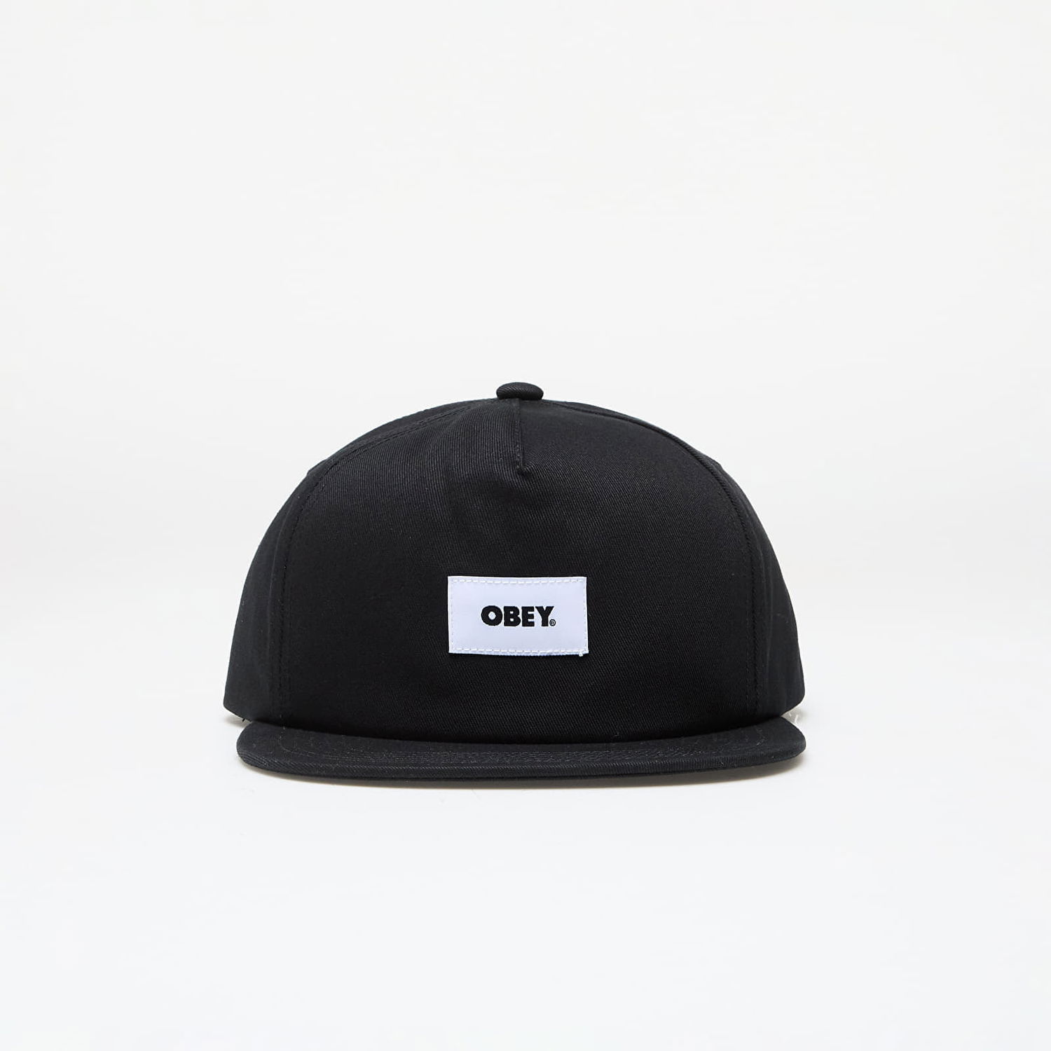 Kasket OBEY Bold Label Organic Strapback II Black Universal Sort | 100490095-BLK, 0