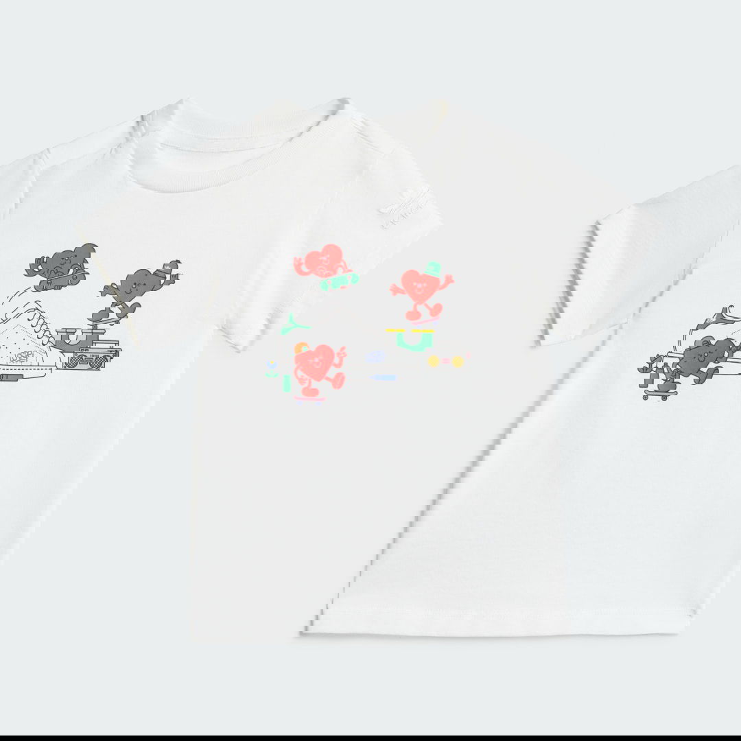 T-shirt adidas Performance Kids' Graphic Tee Hvid | IY5450, 0