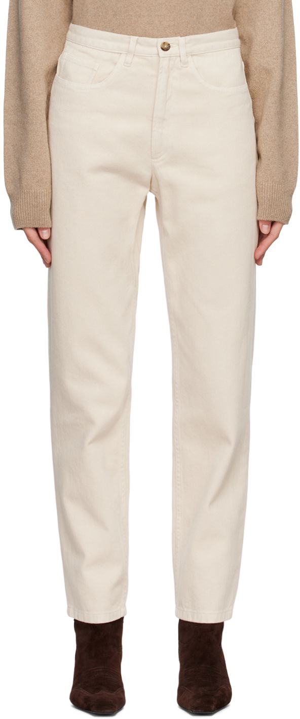 Bukser og jeans A.P.C. Beige Martin F Hvid | COFBL-F09122, 0