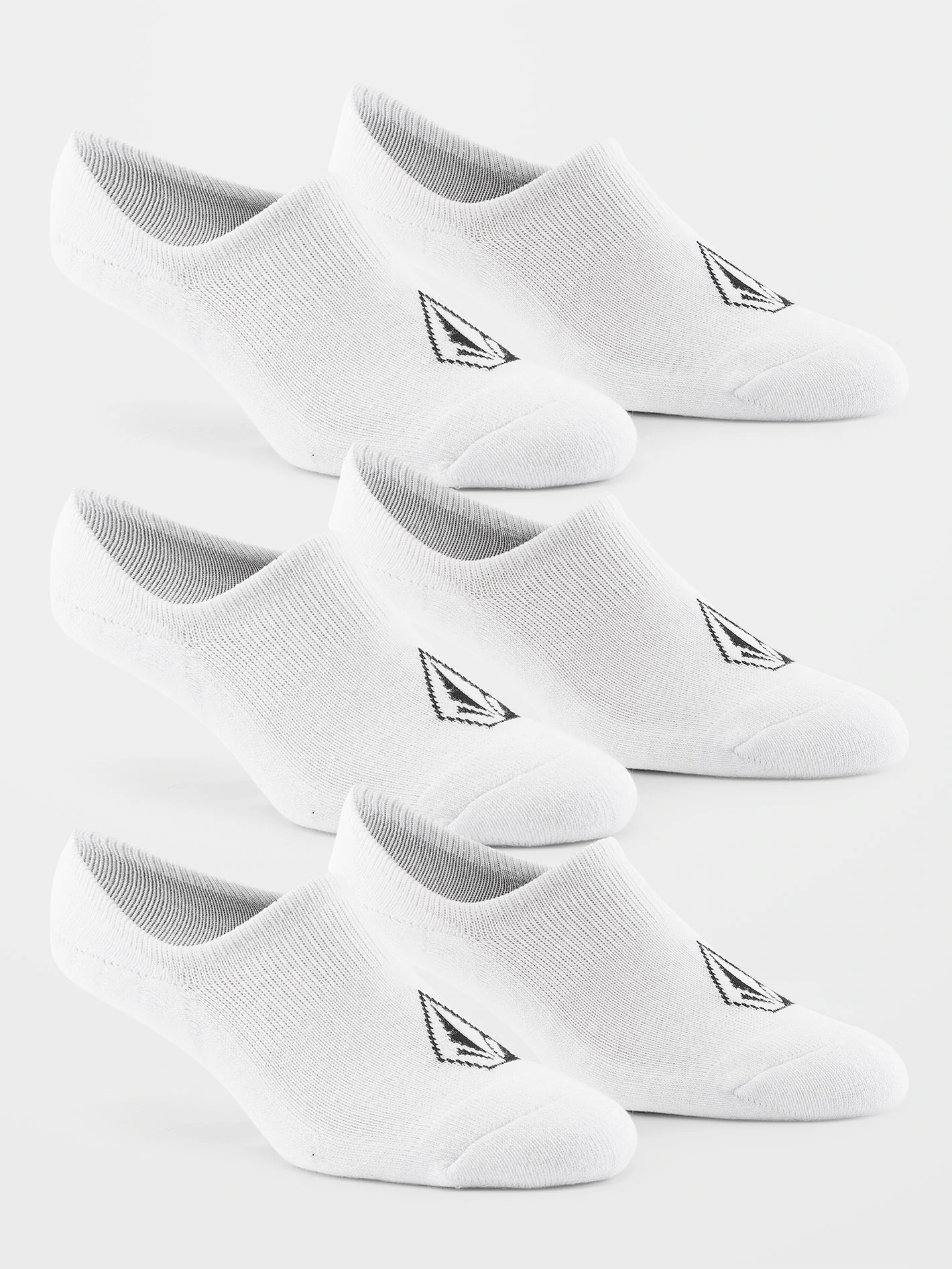Sokker Volcom No Show Stone Socks Hvid | D6302005-WHT, 0