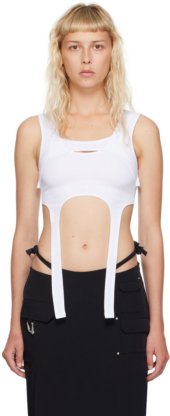 Tanktop HELIOT EMIL Harness Tank Top Hvid | HE_W_13_005_P03_WHT02