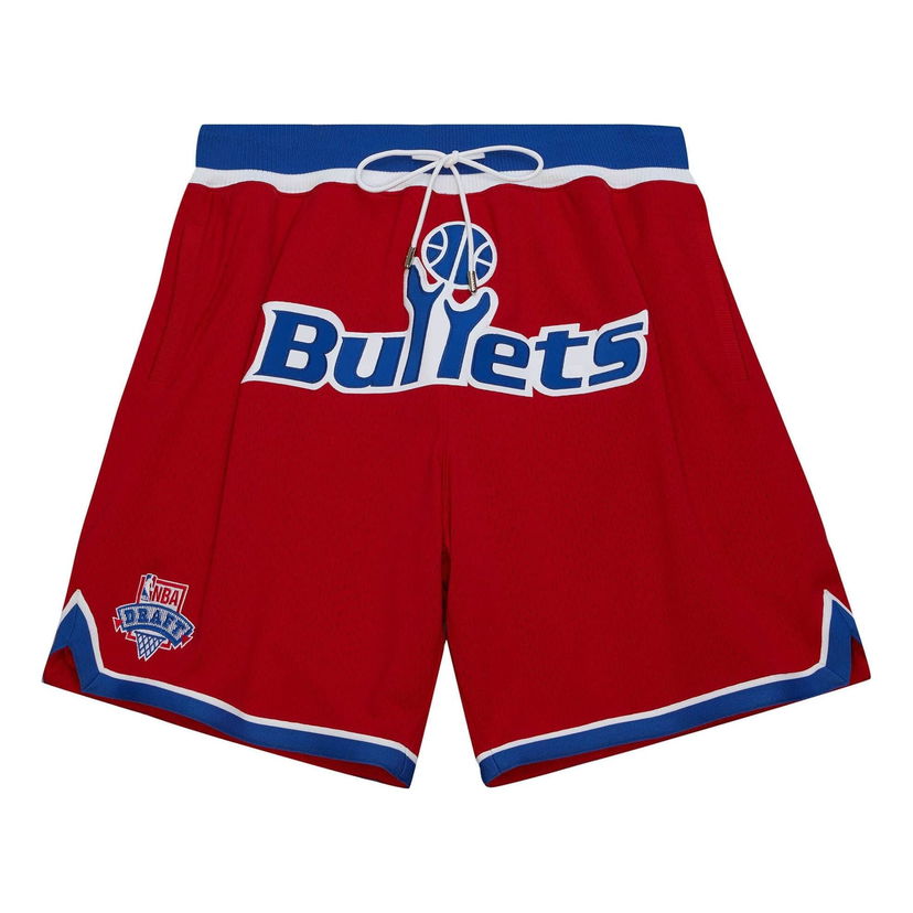 Shorts Mitchell & Ness Mitchell & Ness x Just Don Hardwood Classics Washington Bullets Shorts Rød | SHORMO22022-WBURDRY93