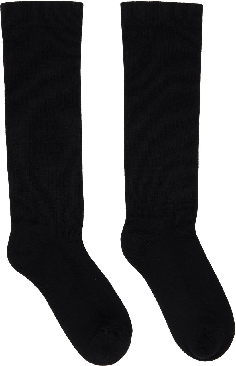 Sokker Rick Owens DRKSHDW Concordians Pentagram Knee High Socks Sort | DA02E7468 SOCKC