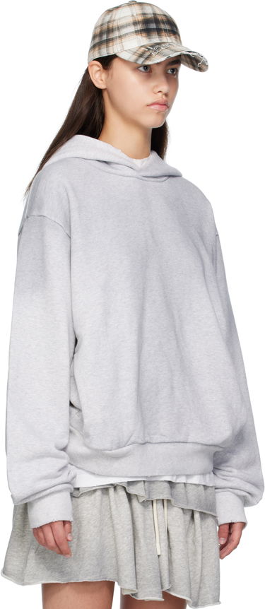 Sweatshirt Acne Studios Distressed Hoodie Grå | CI0159-, 4