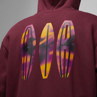 Sweatshirt Jordan Flight MVP Full-Zip Hoodie Bourgogne | DQ7564-680, 1