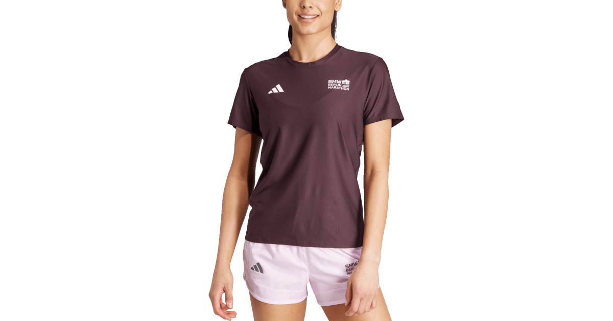 T-shirt adidas Originals BMW Berlin Marathon 2023 Tee Bourgogne | ip3605, 1