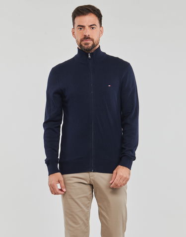 Sweater Tommy Hilfiger PIMA ORG CTN CASHMERE ZIP THRU Mørkeblå | MW0MW28050-DW5, 1