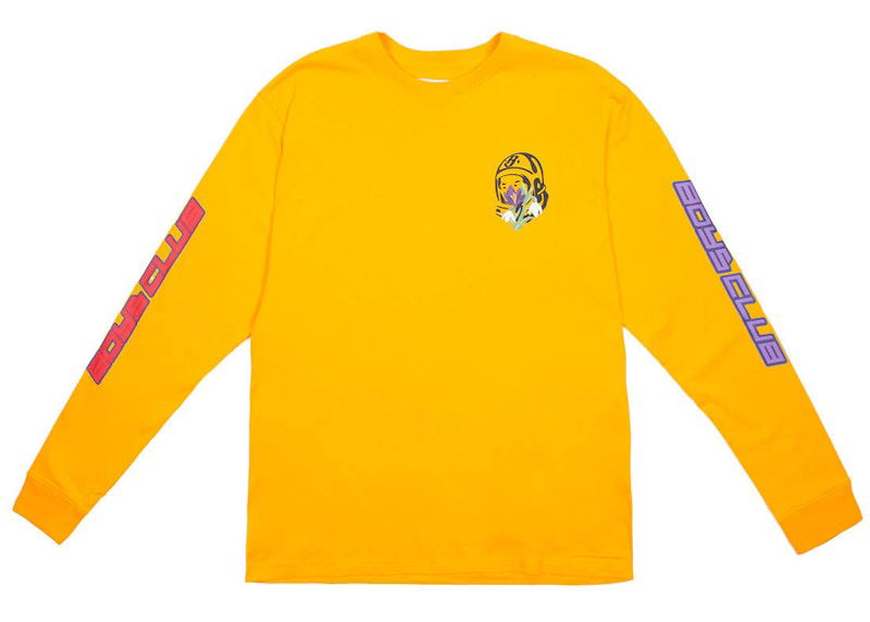 T-shirt BILLIONAIRE BOYS CLUB Billionaire Boys Club Island Long Sleeve T-Shirt Gul | 8918201YEL