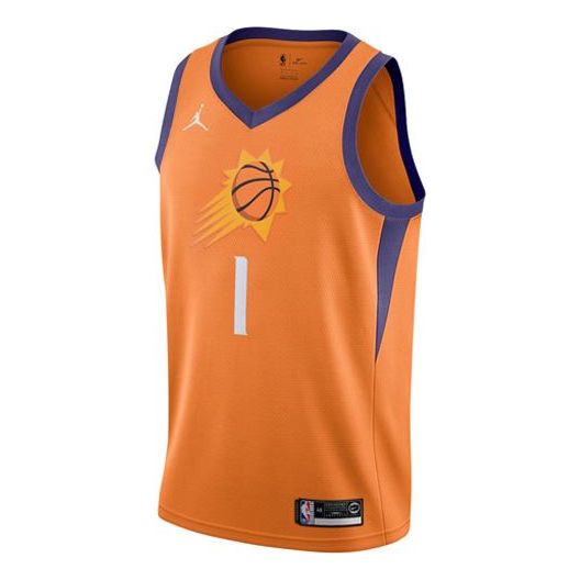 Jersey Jordan NBA Phoenix Suns Devin Booker Jersey Orange | CV9491-846