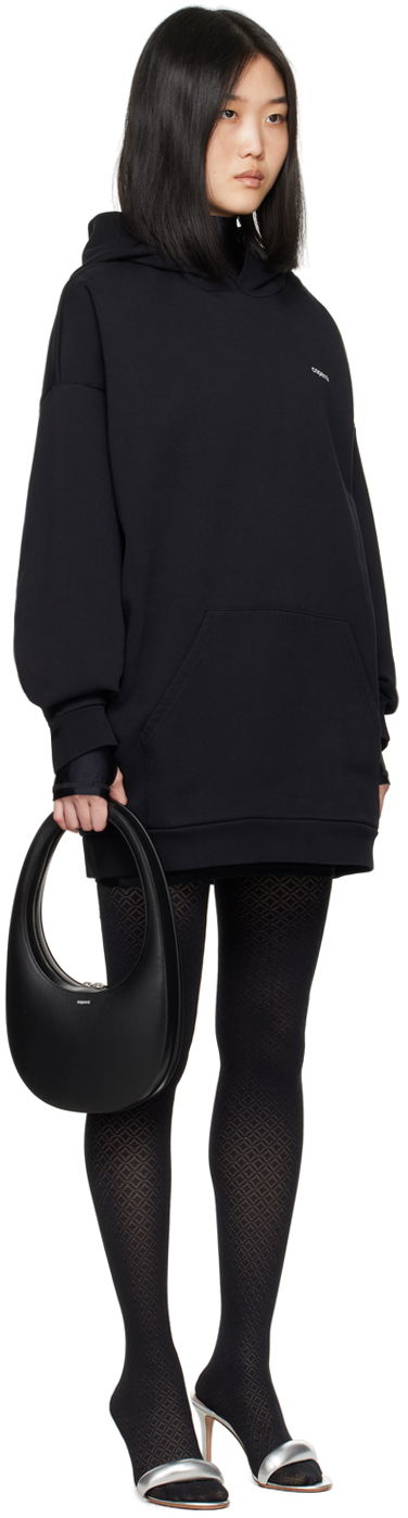 Sweatshirt Coperni Coperni Hooded Minidress Sort | COPJS62523, 1