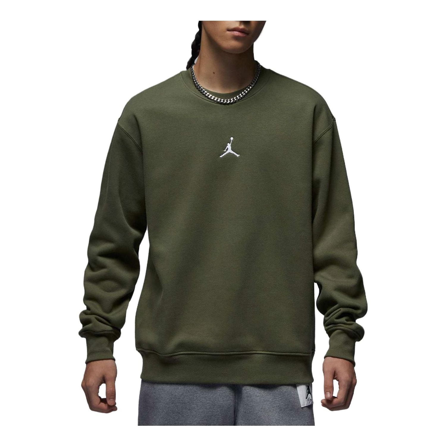 Sweatshirt Jordan Essentials Logo Sweatshirt Grøn | FV8451-222, 0