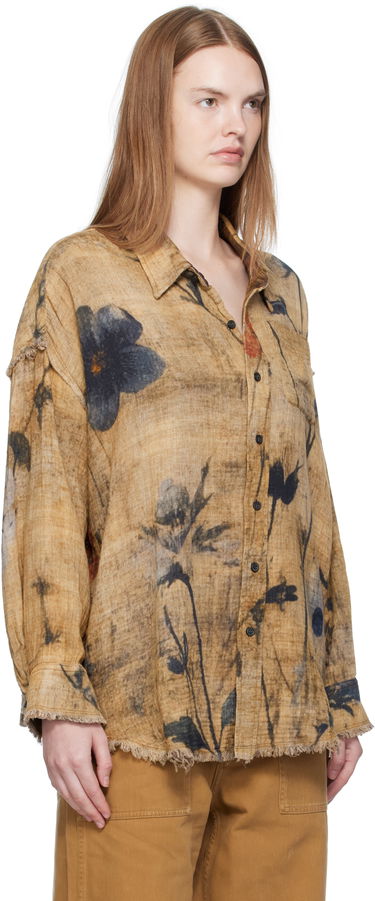 Skjorte R13 R13 Drop Neck Reversible Shirt Brun | R13WR463-R583B, 1