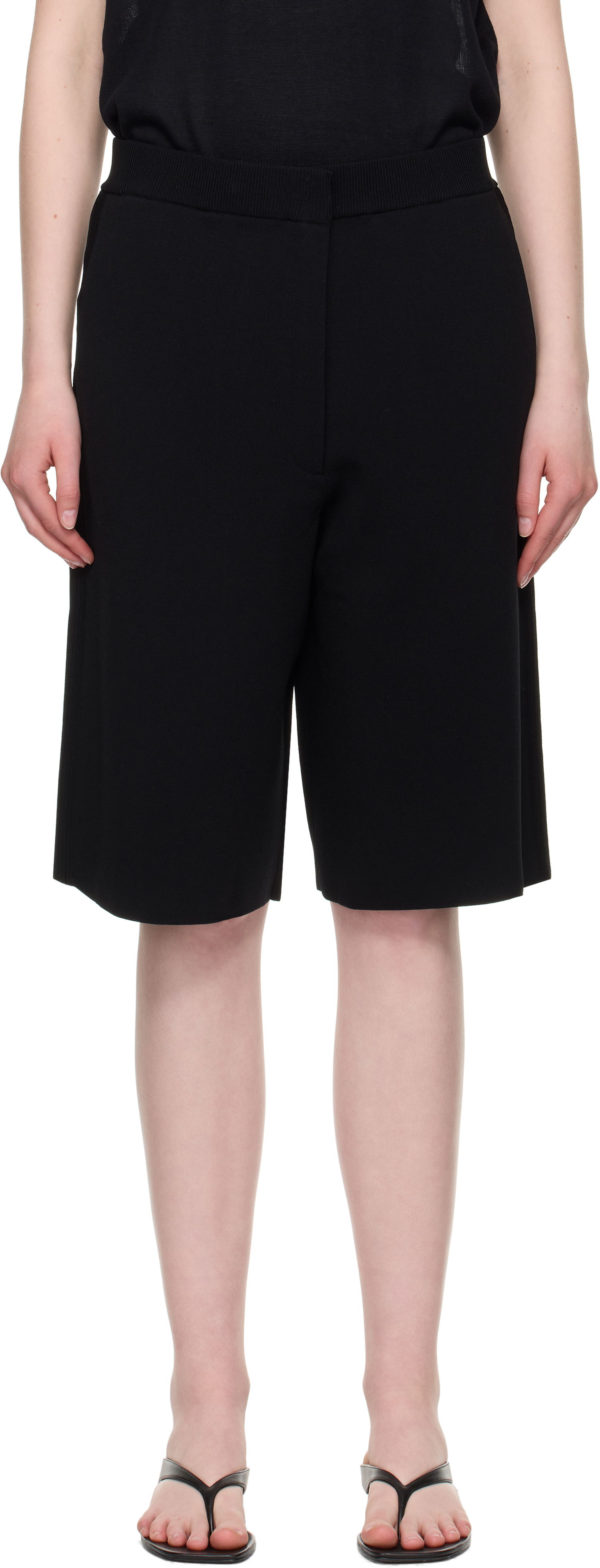 Shorts TOTEME TOTEME Knit Shorts Sort | 253-WRB0305-YA0187, 0