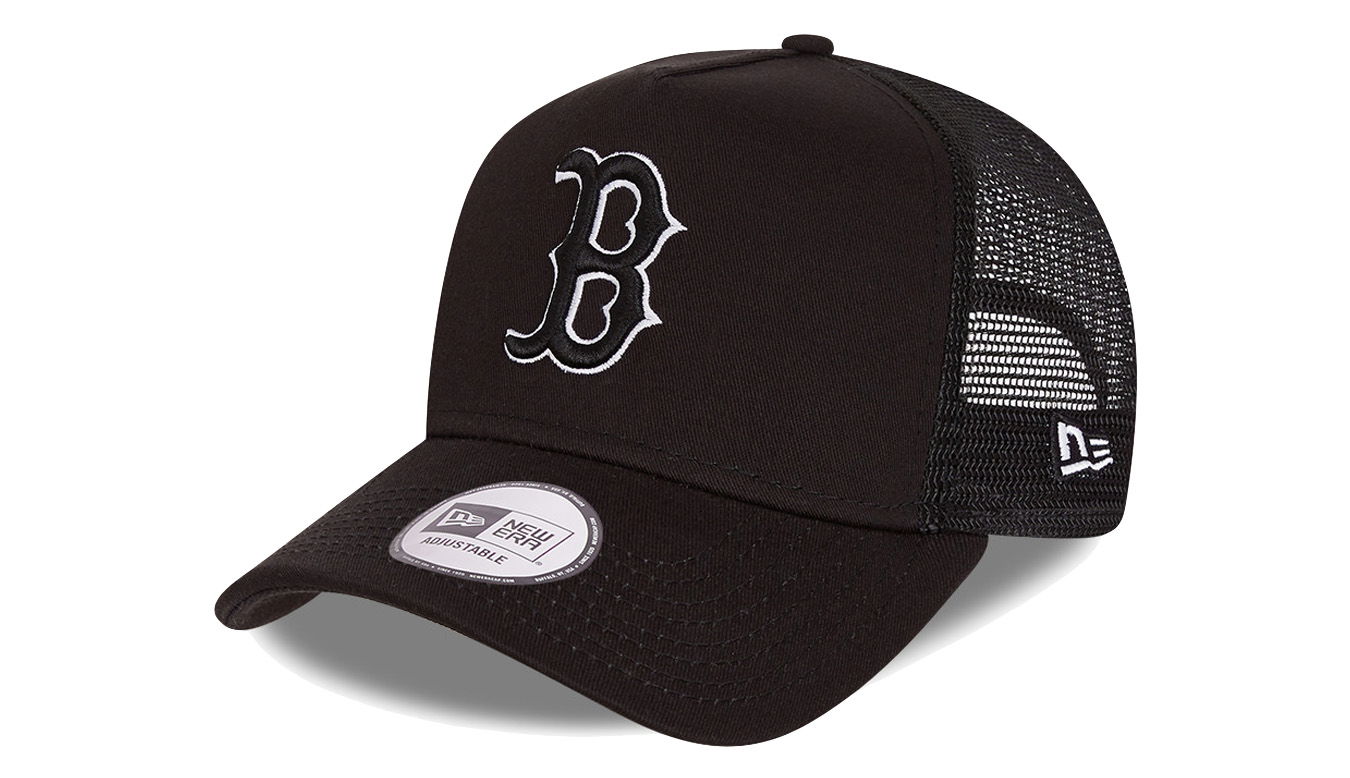 Kasket New Era Tonal Mesh Trucker Red Sox Cap Sort | 60112702, 0