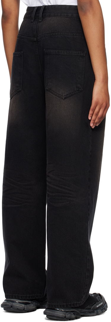 Jeans We11done We11done Wide-Leg Jeans Sort | WD-DP1-23-357-W-BK, 2