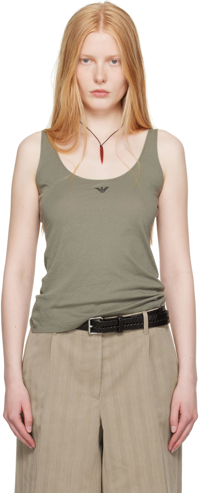 Tanktop OUR LEGACY Emporio Armani Rivera Tank Top Grøn | WS2256RG