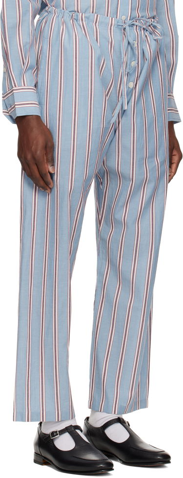 Bukser Bode Bode Regatta Stripe Pyjama Pants Blå | MRS25BT067, 4