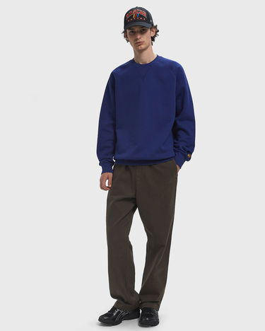 Sweatshirt Carhartt WIP Chase Sweatshirt Blå | I033660-30X.XX, 1