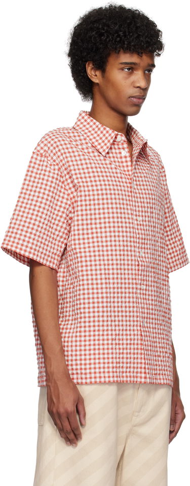 Skjorte Marni Marni Gingham Seersucker Shirt Sort | CUMU0331S0 UTN929, 4