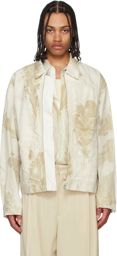 Bomberjakke Dries Van Noten Dries Van Noten Printed Jacket Beige | 251-020550-1556, 0
