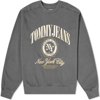 Sweatshirt Tommy Hilfiger Tommy Jeans TJM Boxy Luxe Varsity Sweat Grå | DM0DM17798BDS, 1