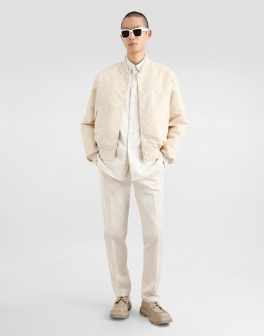 Bomberjakke Dolce & Gabbana Dolce & Gabbana Technical Fabric Bomber Jacket With Tag Beige | G9BNCTFUMNQW3789, 1