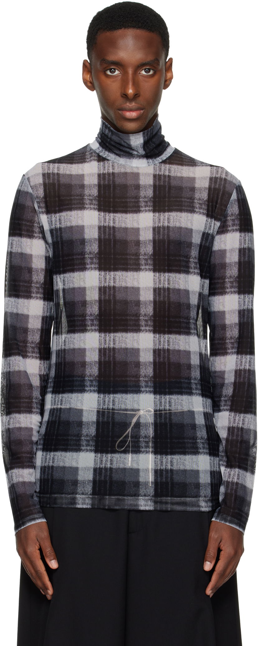 Sweater Dries Van Noten Dries Van Noten Mesh Turtleneck Flerfarvet | 252-021132-2621