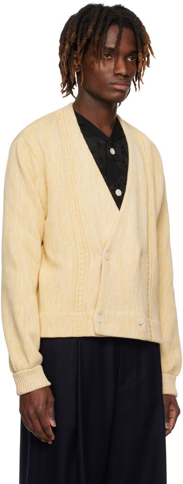 Sweater Bode Bode Double-Breasted Knit Cardigan Blå | MRS25KT027, 4