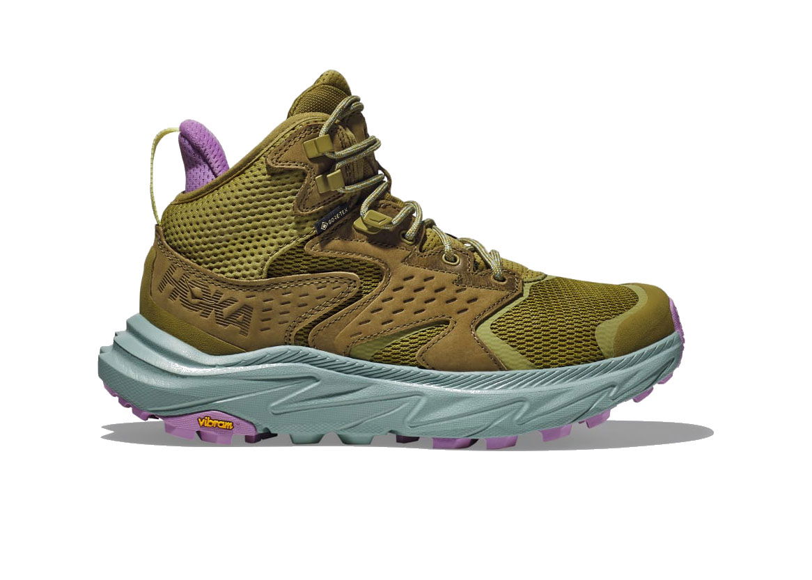 Sneakers og sko Hoka One One Anacapa 2 Mid Gore Tex Green Moss Agave (Women's) Gul | 1142831-GMAG, 0