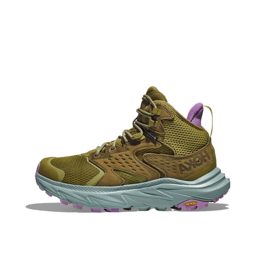 Sneakers og sko Hoka One One Anacapa 2 Mid Gore Tex Green Moss Agave (Women's) Gul | 1142831-GMAG