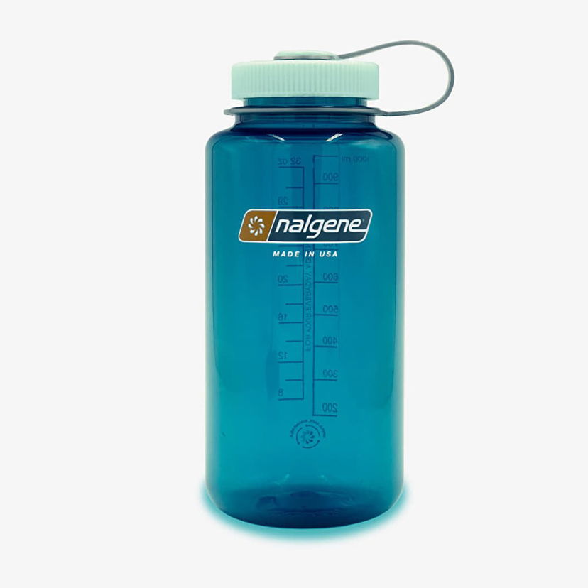 Drikkeflaske Nalgene Wide-Mouth 1000ml Sustain Water Bottle Blå | 2020-1832
