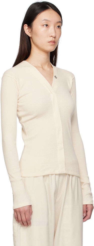 Sweater Baserange Baserange Tav Snaps Cardigan Beige | TOTVCS-RC-SU25, 1