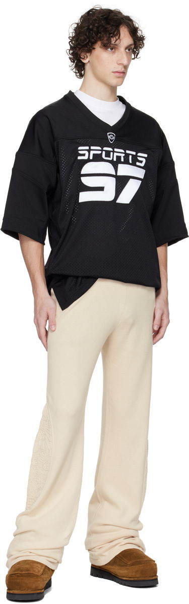 Joggingbukser Who Decides War Who Decides War Low Stained Glass Embroidered Sweatpants Beige | 1120820022SS25, 3