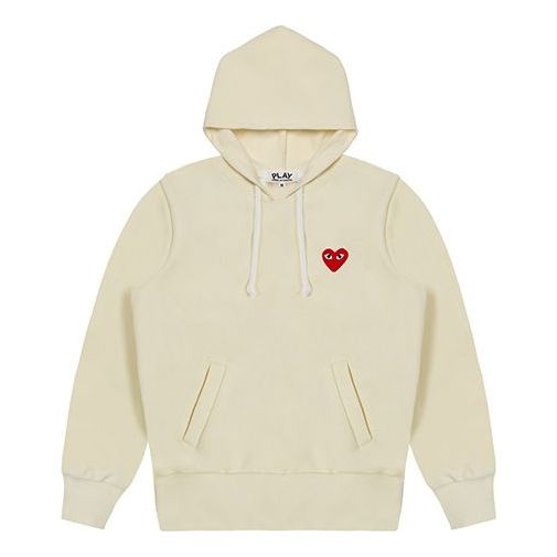 Sweatshirt Comme des Garçons COMME des GARCONS PLAY Hoodie Beige | AZ-T173-051-3