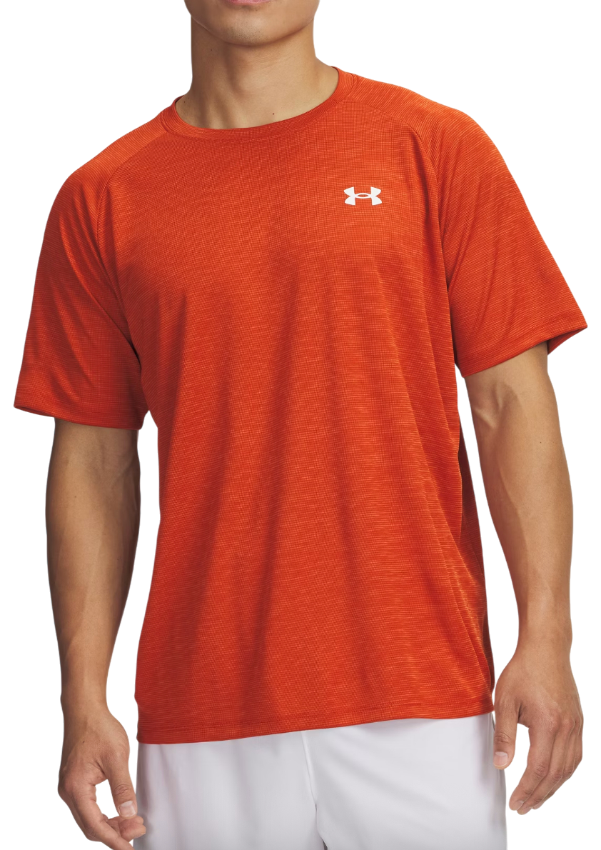 T-shirt Under Armour T-Shirt Tech Textured SS Orange | 1382796-844, 0