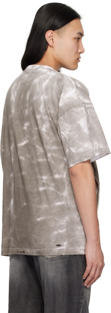 T-shirt We11done We11done Muddy 4 Sleeves T-Shirt Grå | WD-TT0-25-732-U-BK, 2
