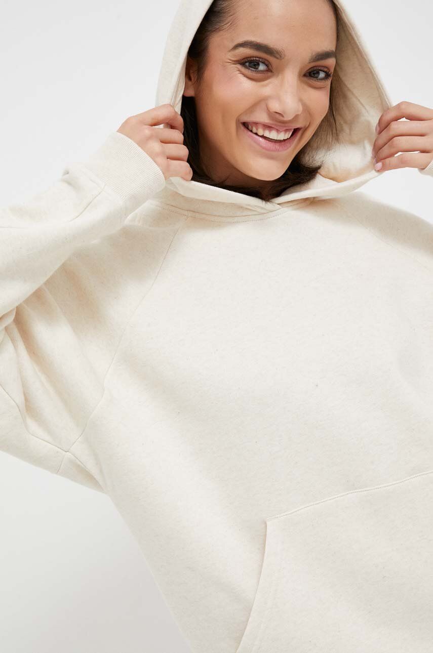 Sweatshirt adidas Originals ALL SZN Fleece Boyfriend Hoodie Beige | IC6432, 0