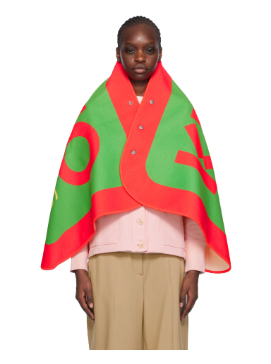 Tørklæde KENZO Paris Blanket Scarf Grøn | FC68CU006PEC
